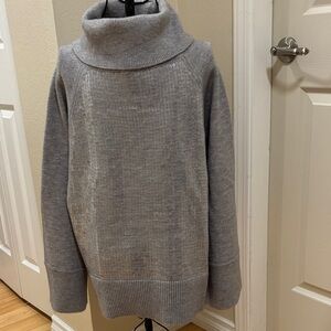 Joseph Ribkoff Elegant Gray Cowl Neck Sweater